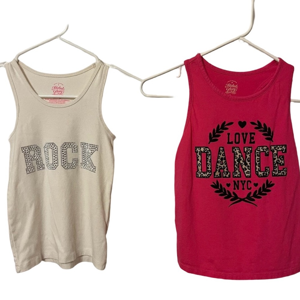 Two Faded Glory Tank Tops
